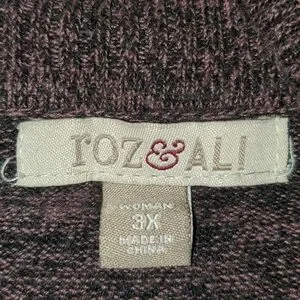Roz & Ali Solid Burgundy Casual Dress Size 20 (Plus) - 60% off
